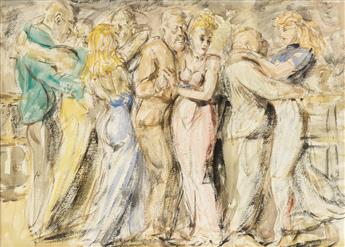 REGINALD MARSH Dance Hall Scene.